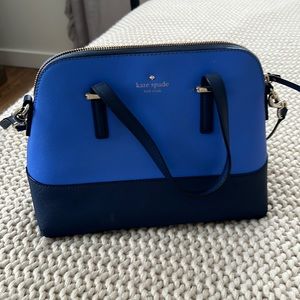 Kate spade two tone blue bag